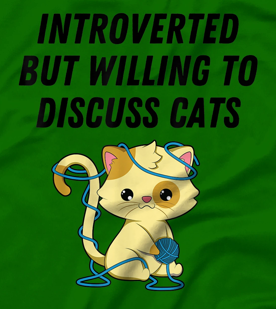 Introverted But Willing To Discuss Cats Cat Lover Humor T-Shirt, Kid T-Shirt and Women T-Shirt