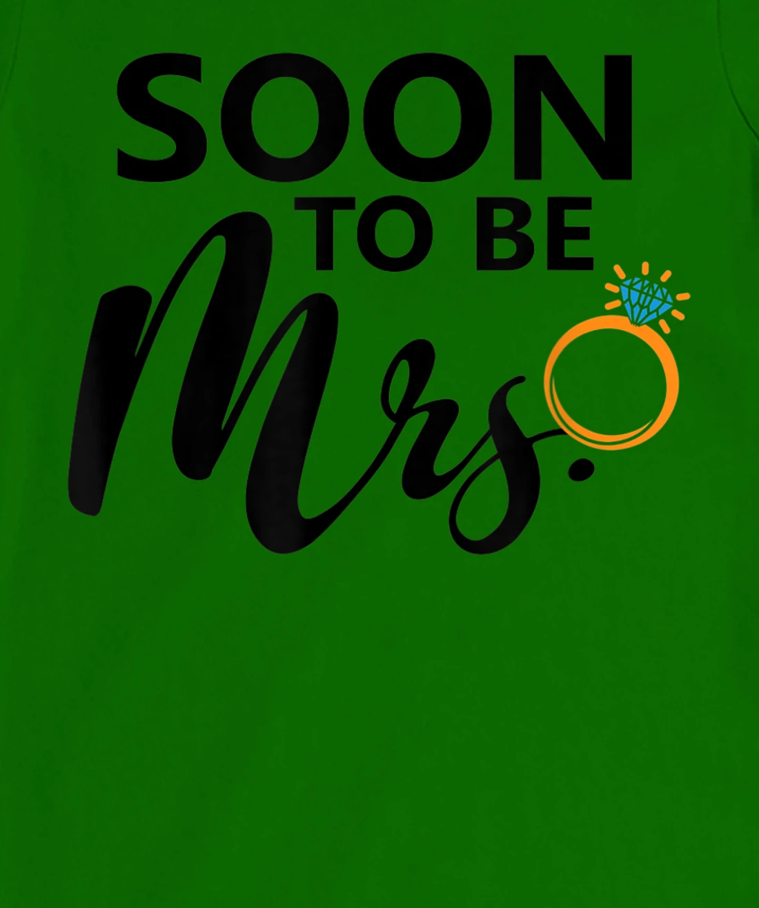Soon To Be Mrs. Engagement Bride Bachelorette Party Matching T-Shirt, Women T-Shirt