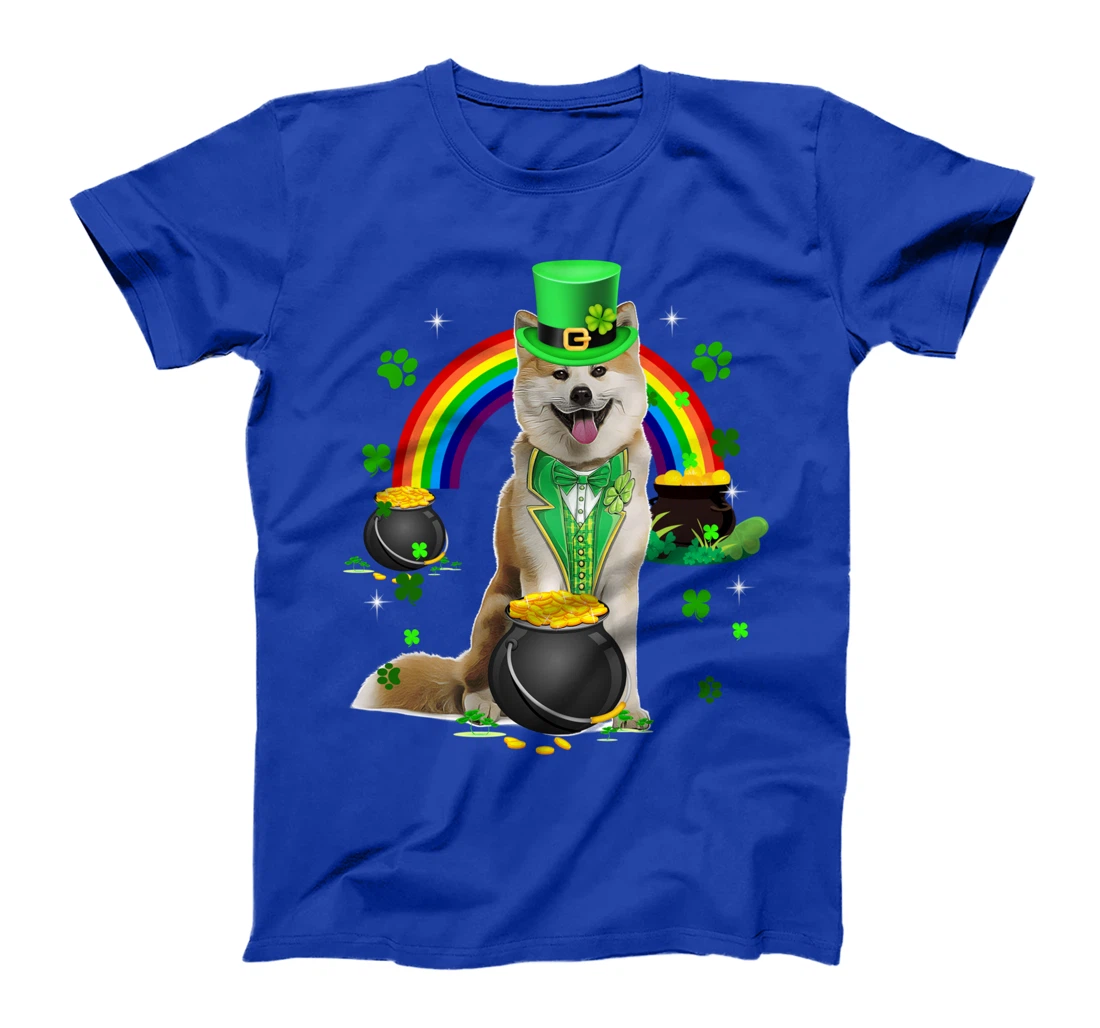 Funny Shiba Inud Leprechaun Shamrock St. Patrick's Day T-Shirt