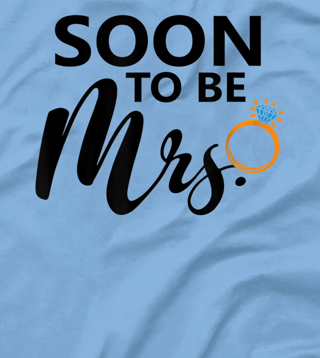 Soon To Be Mrs. Engagement Bride Bachelorette Party Matching T-Shirt, Women T-Shirt