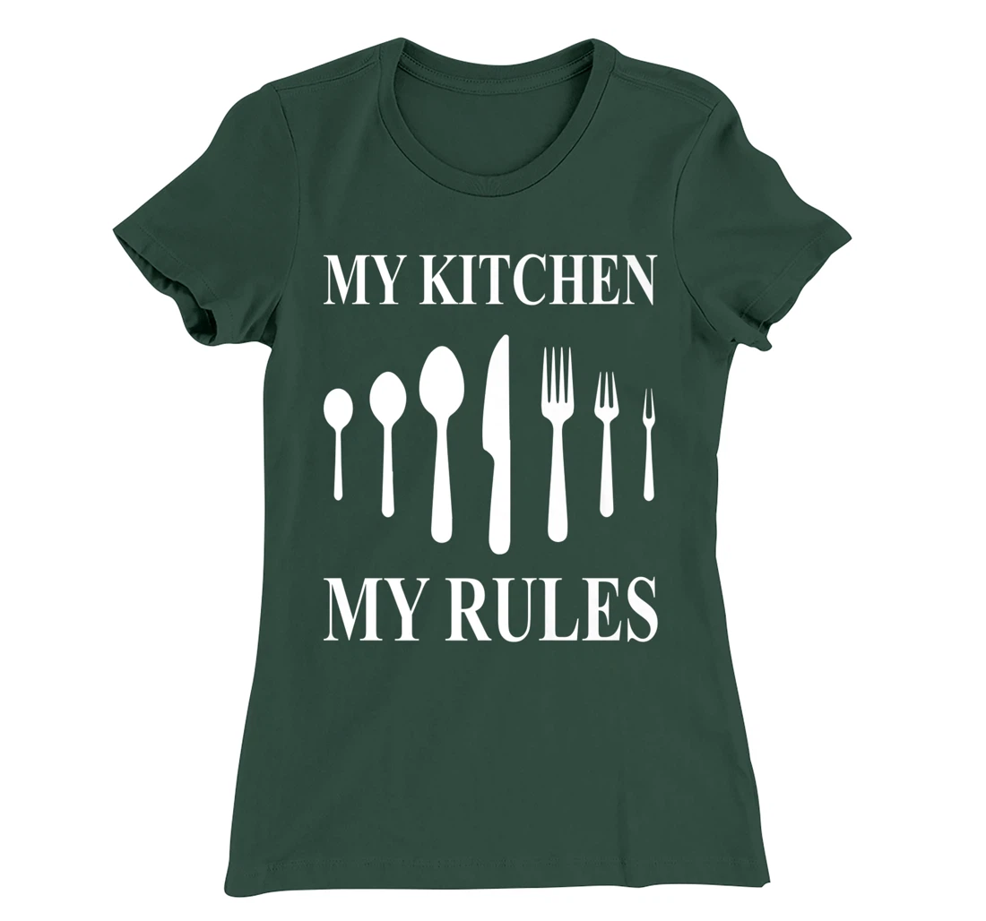 My Kittchen My Rules - cooking cook gifts cook T-Shirt, Women T-Shirt