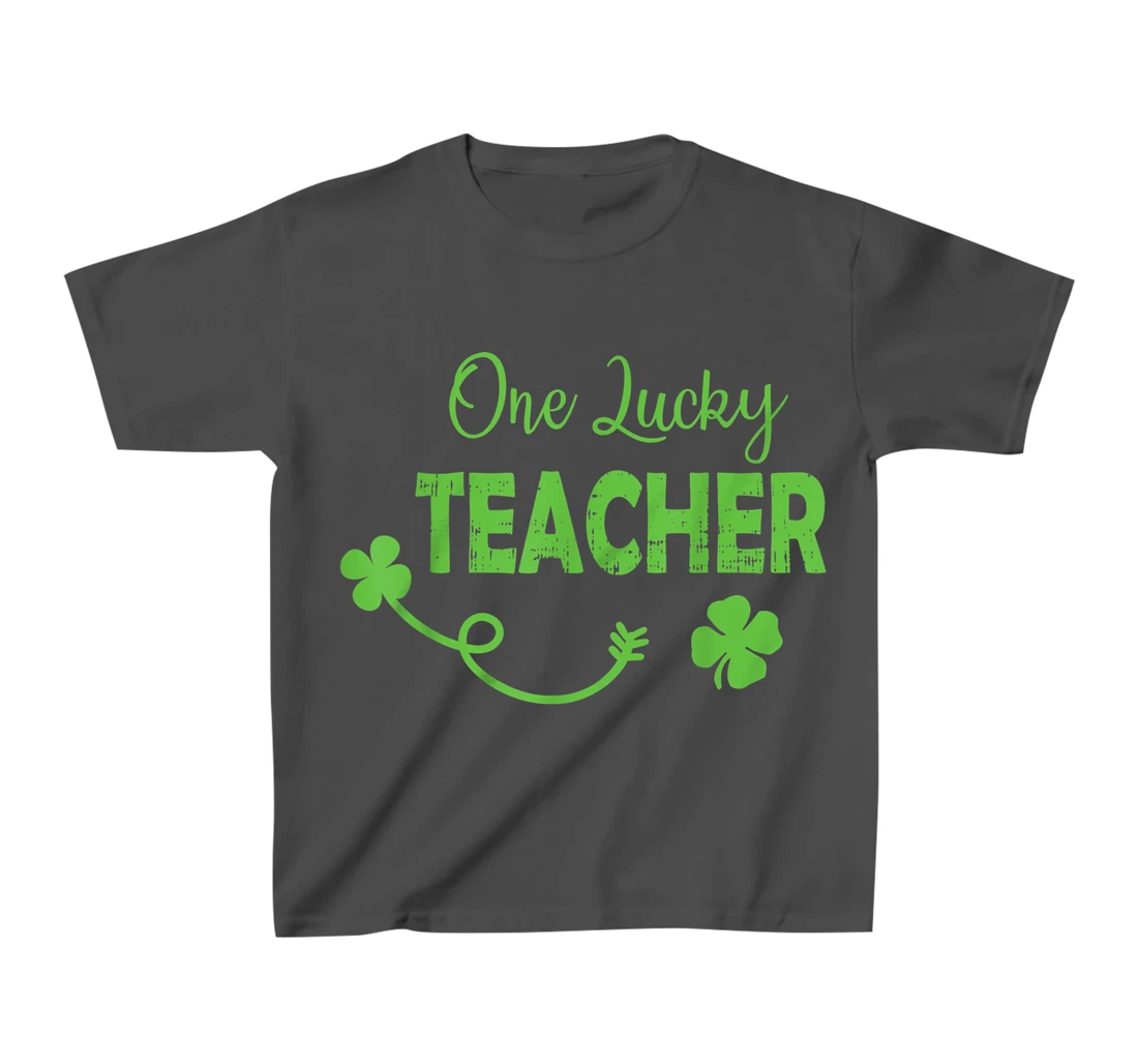 One Lucky Teacher St Patricks Day Shamrock Men Women Gifts T-Shirt, Kid T-Shirt and Women T-Shirt