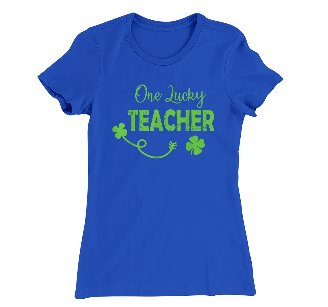 One Lucky Teacher St Patricks Day Shamrock Men Women Gifts T-Shirt, Kid T-Shirt and Women T-Shirt
