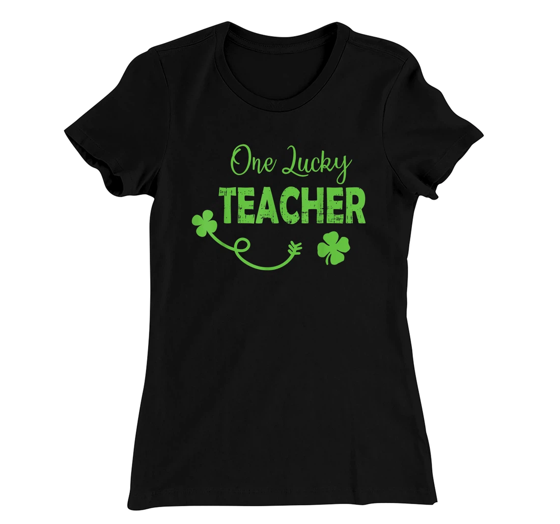One Lucky Teacher St Patricks Day Shamrock Men Women Gifts T-Shirt, Kid T-Shirt and Women T-Shirt