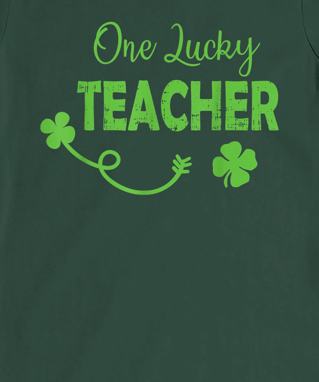 One Lucky Teacher St Patricks Day Shamrock Men Women Gifts T-Shirt, Kid T-Shirt and Women T-Shirt