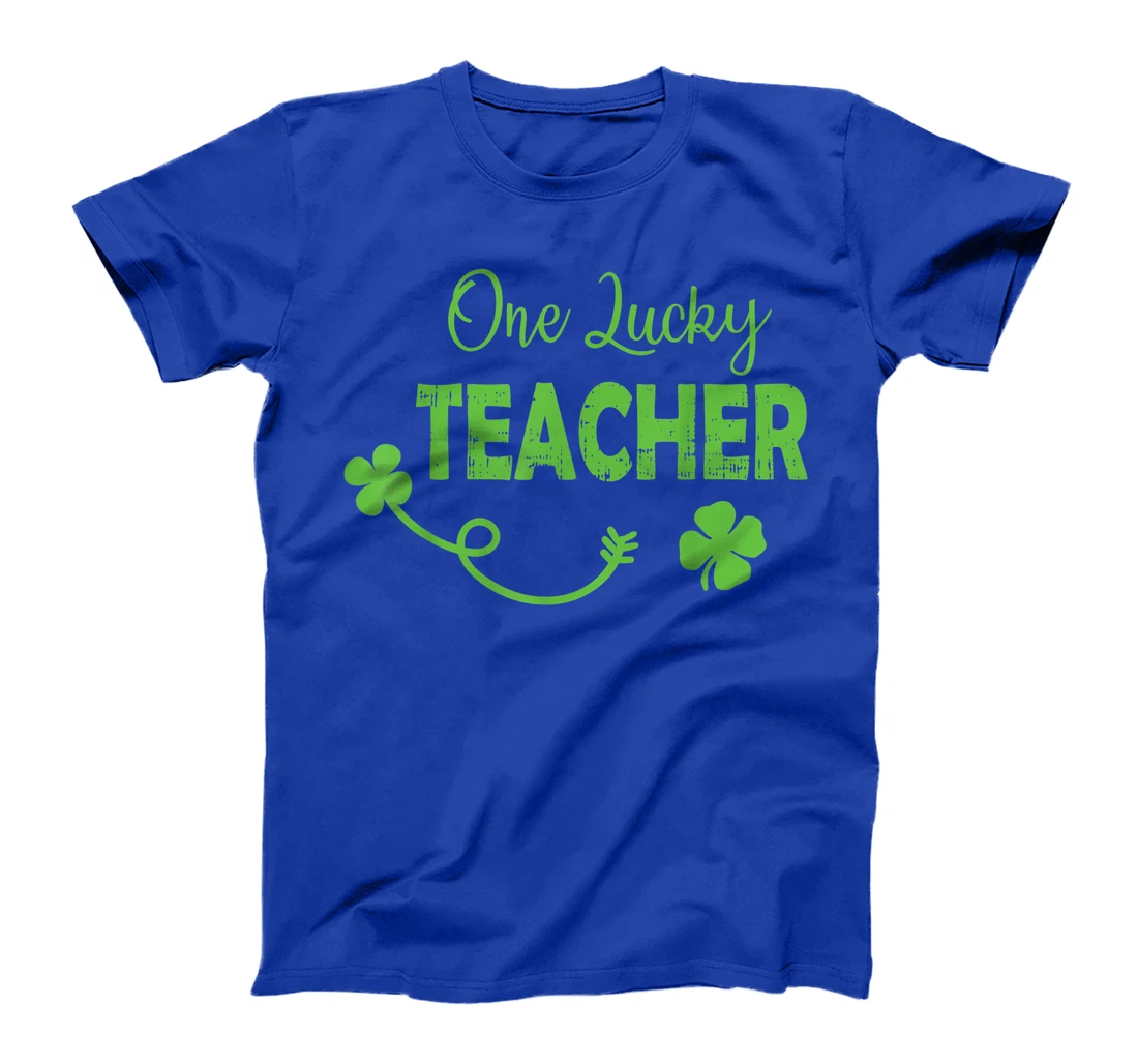 One Lucky Teacher St Patricks Day Shamrock Men Women Gifts T-Shirt, Kid T-Shirt and Women T-Shirt