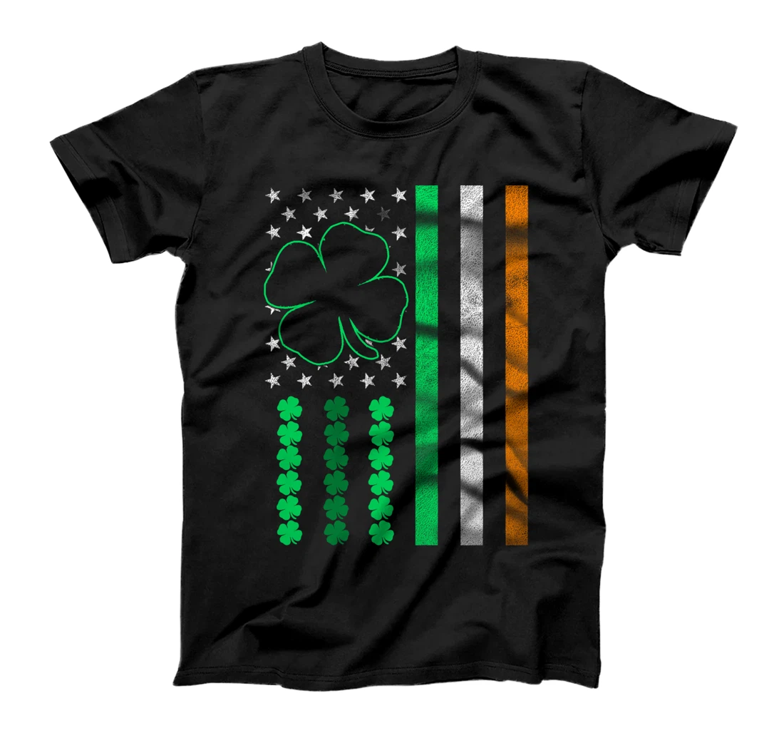 Irish American Flag Ireland Flag ST PATRICKS DAY Gift Lucky T-Shirt
