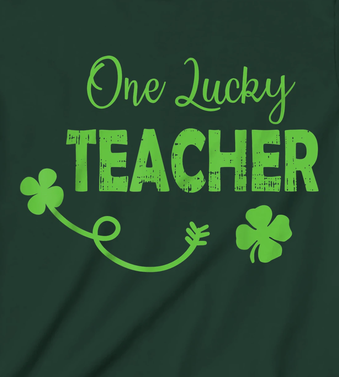 One Lucky Teacher St Patricks Day Shamrock Men Women Gifts T-Shirt, Kid T-Shirt and Women T-Shirt