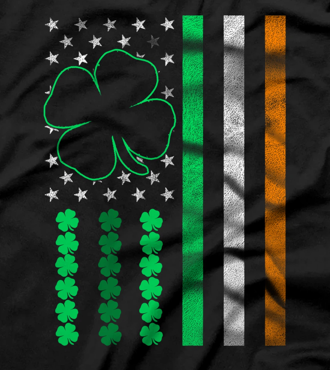 Irish American Flag Ireland Flag ST PATRICKS DAY Gift Lucky T-Shirt