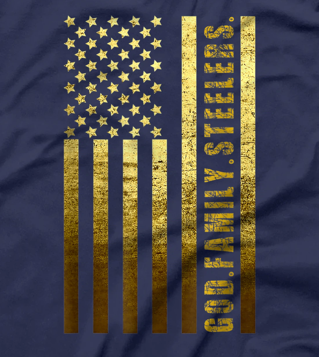 God Family Flag Father's Day Dad T-Shirt