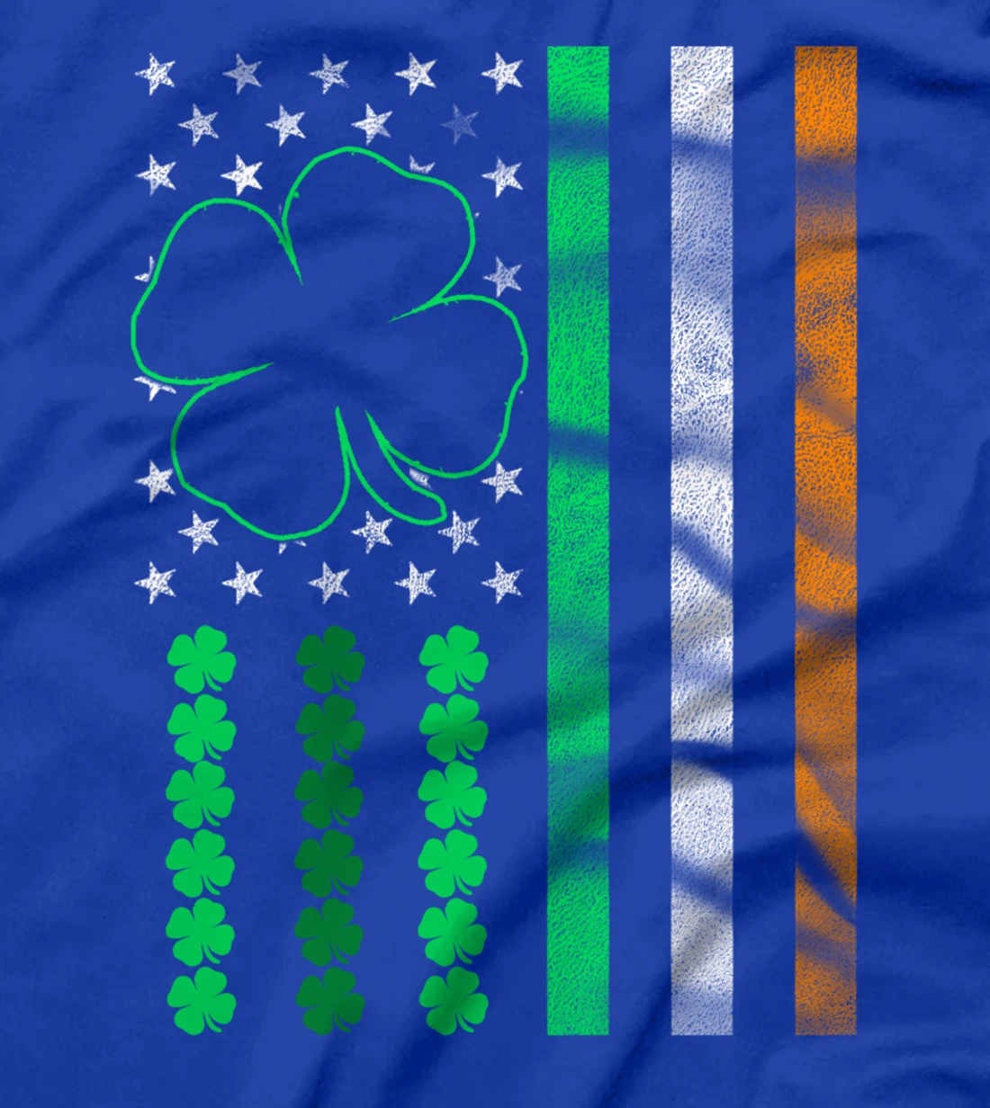 Irish American Flag Ireland Flag ST PATRICKS DAY Gift Lucky T-Shirt