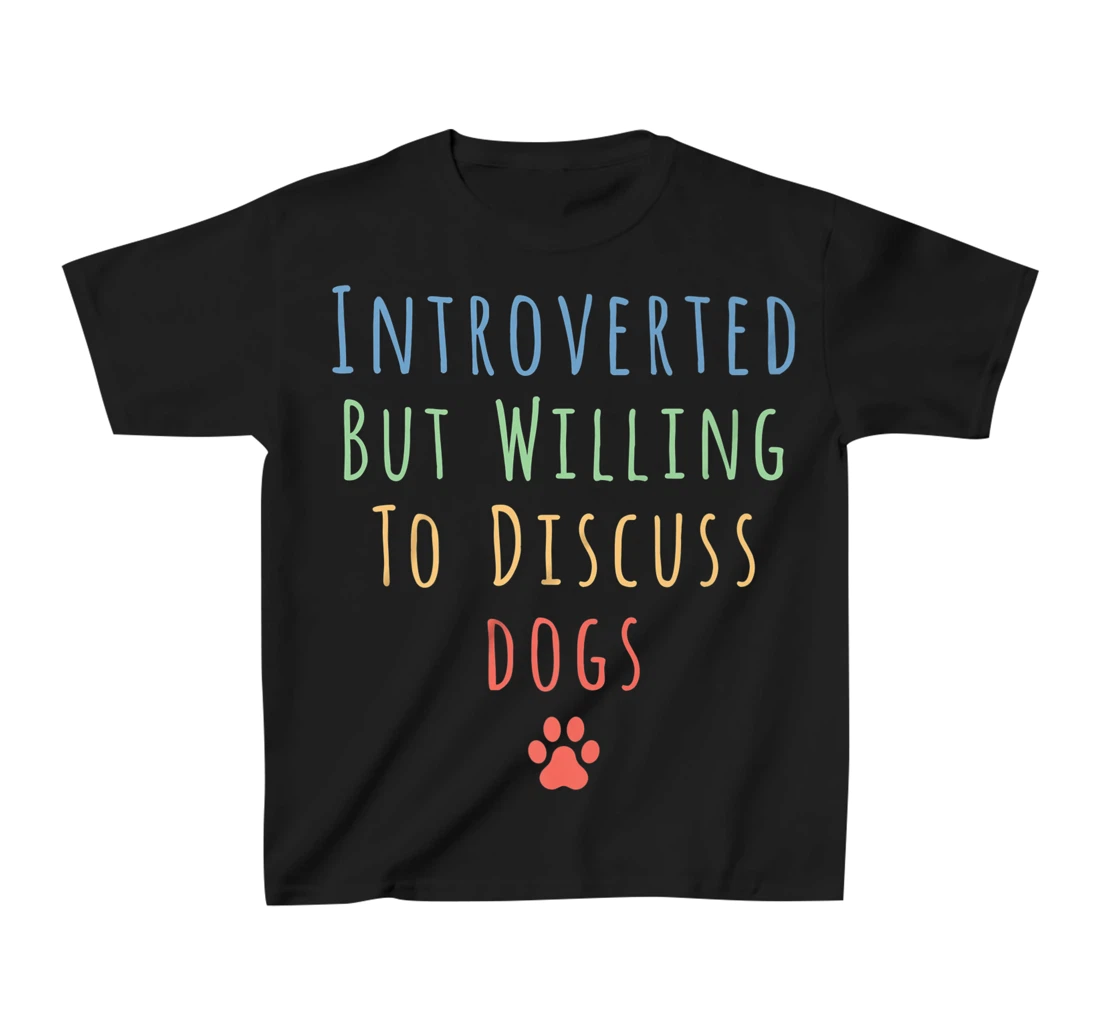 Funny Introverted But Willing To Discuss Cats Men Women Cat T-Shirt, Kid T-Shirt and Women T-Shirt