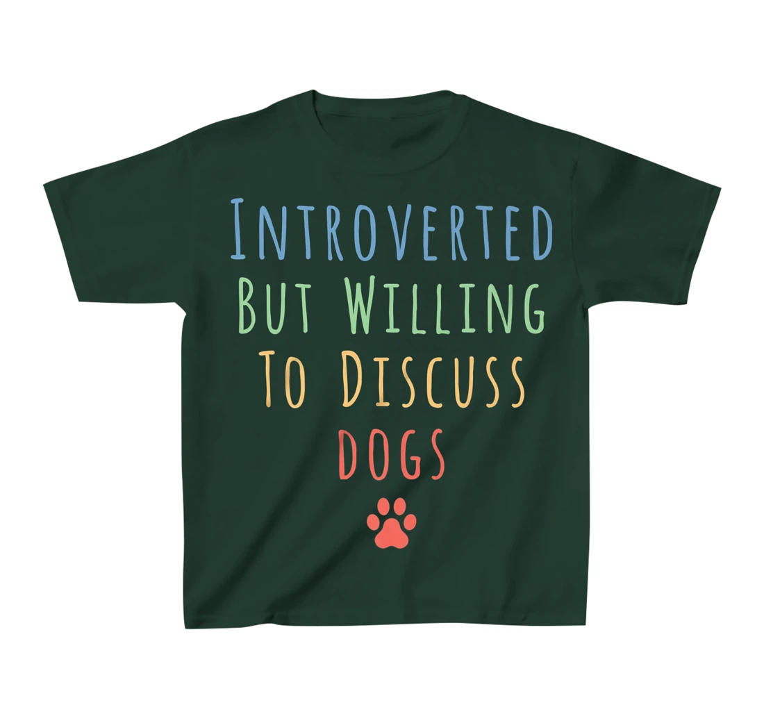 Funny Introverted But Willing To Discuss Cats Men Women Cat T-Shirt, Kid T-Shirt and Women T-Shirt