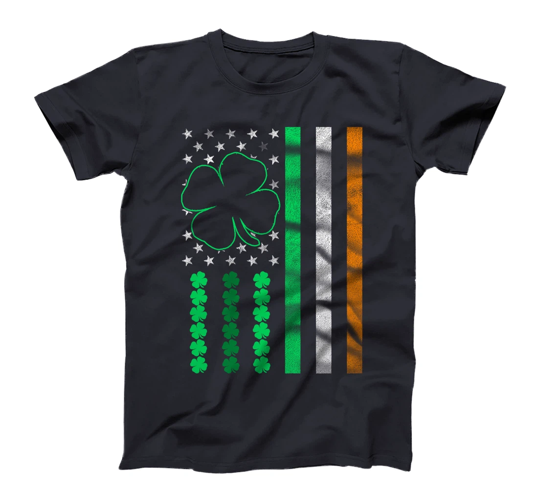 Irish American Flag Ireland Flag ST PATRICKS DAY Gift Lucky T-Shirt