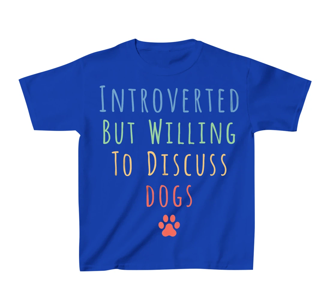 Funny Introverted But Willing To Discuss Cats Men Women Cat T-Shirt, Kid T-Shirt and Women T-Shirt