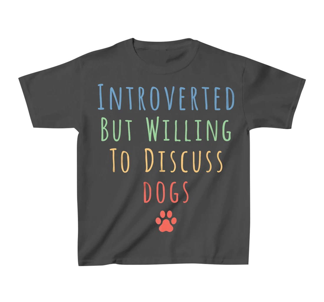 Funny Introverted But Willing To Discuss Cats Men Women Cat T-Shirt, Kid T-Shirt and Women T-Shirt