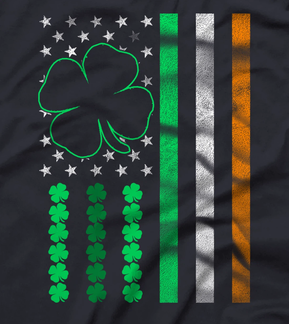 Irish American Flag Ireland Flag ST PATRICKS DAY Gift Lucky T-Shirt