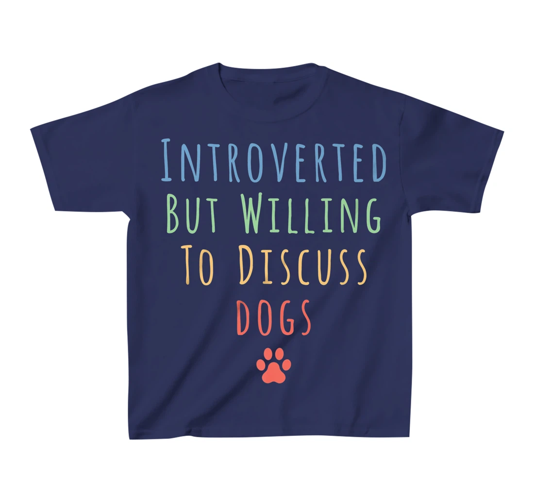 Funny Introverted But Willing To Discuss Cats Men Women Cat T-Shirt, Kid T-Shirt and Women T-Shirt
