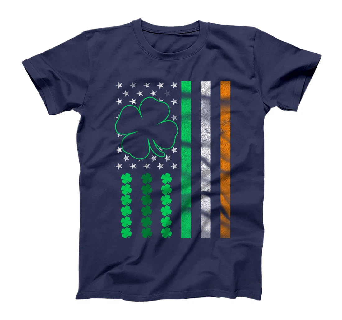Irish American Flag Ireland Flag ST PATRICKS DAY Gift Lucky T-Shirt