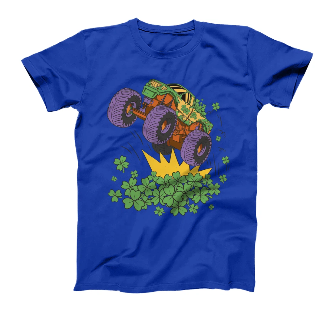 Monster Truck & clover St. Patricks Gift T-Shirt