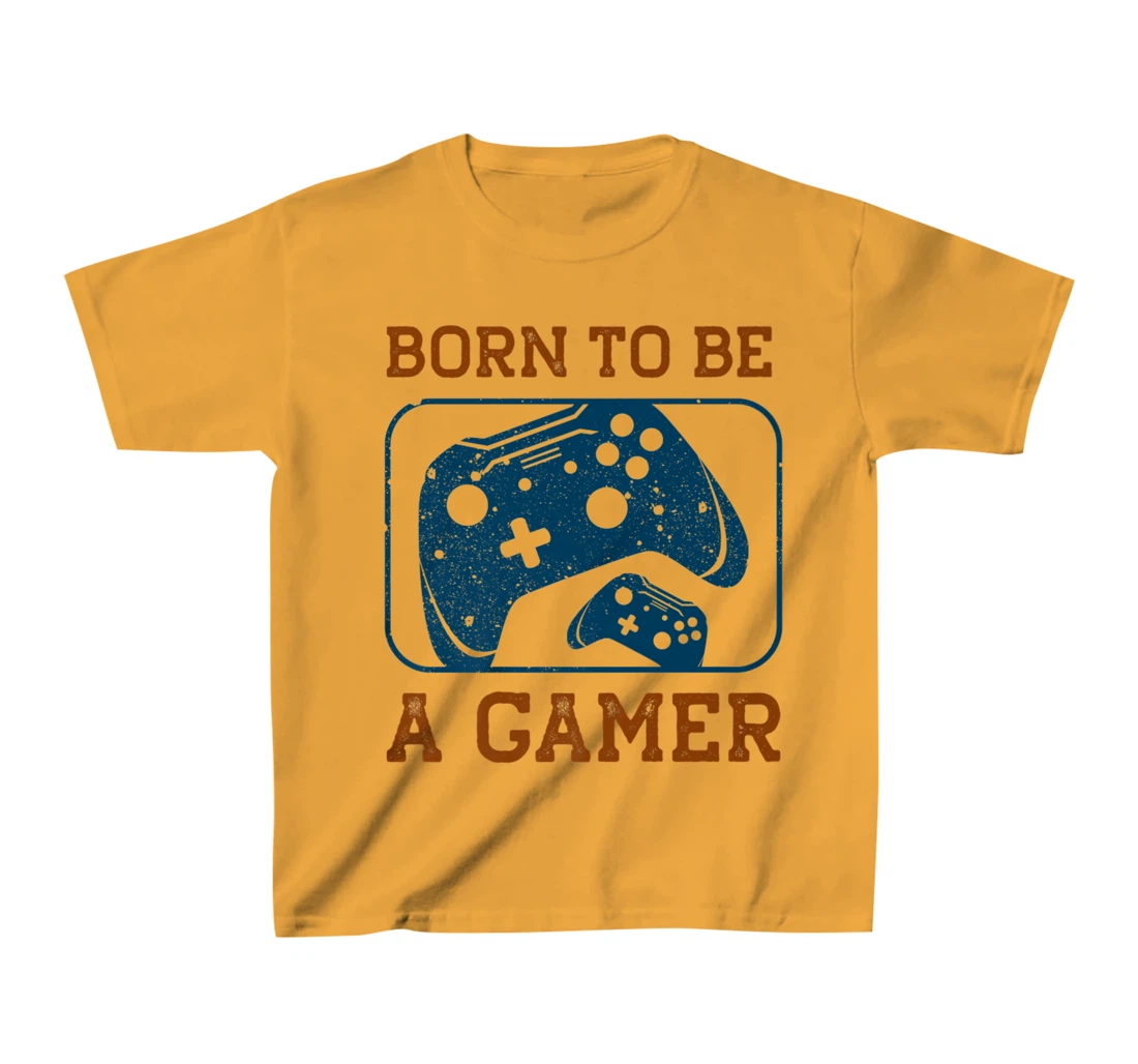Born to be a Gamer T-Shirt, Kid T-Shirt and Women T-Shirt with Saying Print, Design T-Shirt, Kid T-Shirt and Women T-Shirt Gamer Long Sleeve T-Shirt, Kid T-Shirt and Women T-Shirt