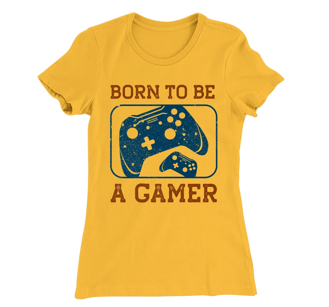 Born to be a Gamer T-Shirt, Kid T-Shirt and Women T-Shirt with Saying Print, Design T-Shirt, Kid T-Shirt and Women T-Shirt Gamer Long Sleeve T-Shirt, Kid T-Shirt and Women T-Shirt