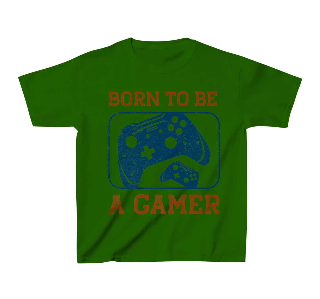 Born to be a Gamer T-Shirt, Kid T-Shirt and Women T-Shirt with Saying Print, Design T-Shirt, Kid T-Shirt and Women T-Shirt Gamer Long Sleeve T-Shirt, Kid T-Shirt and Women T-Shirt