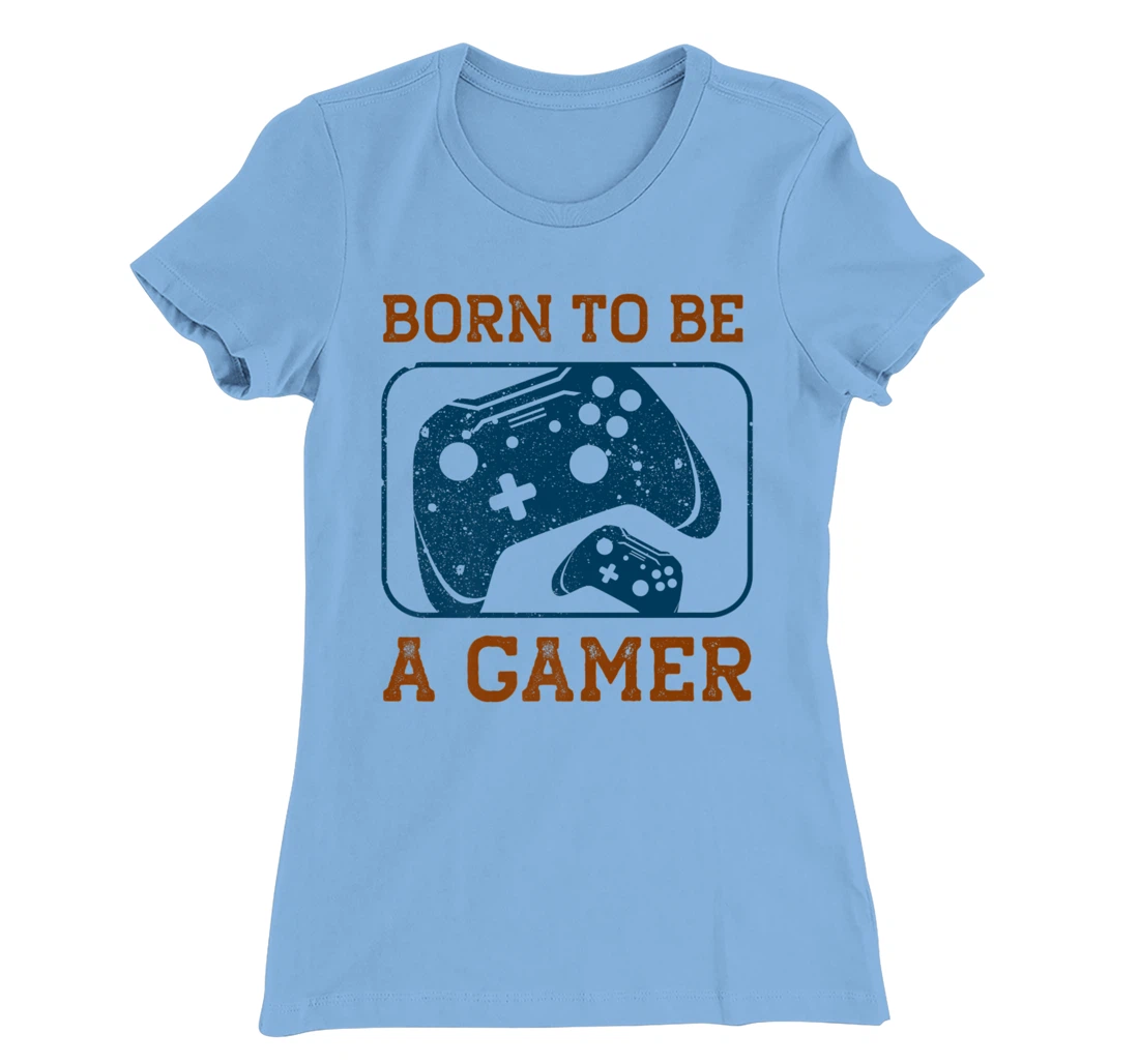 Born to be a Gamer T-Shirt, Kid T-Shirt and Women T-Shirt with Saying Print, Design T-Shirt, Kid T-Shirt and Women T-Shirt Gamer Long Sleeve T-Shirt, Kid T-Shirt and Women T-Shirt
