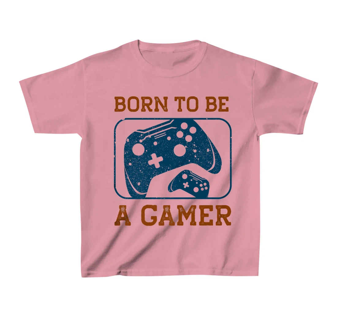 Born to be a Gamer T-Shirt, Kid T-Shirt and Women T-Shirt with Saying Print, Design T-Shirt, Kid T-Shirt and Women T-Shirt Gamer Long Sleeve T-Shirt, Kid T-Shirt and Women T-Shirt