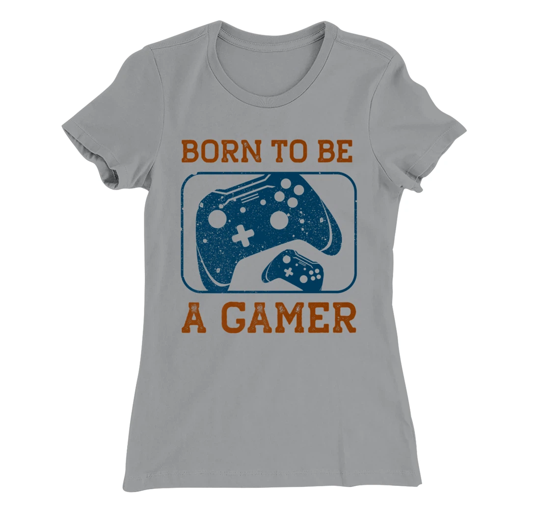 Born to be a Gamer T-Shirt, Kid T-Shirt and Women T-Shirt with Saying Print, Design T-Shirt, Kid T-Shirt and Women T-Shirt Gamer Long Sleeve T-Shirt, Kid T-Shirt and Women T-Shirt