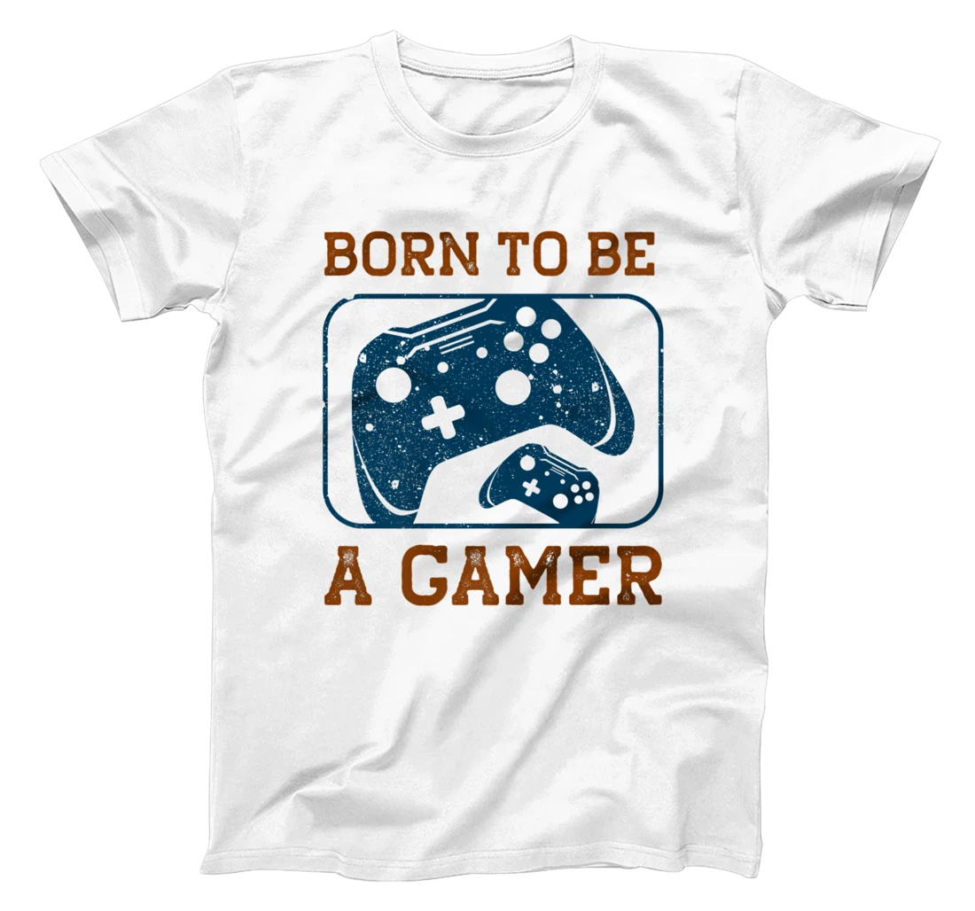 Born to be a Gamer T-Shirt, Kid T-Shirt and Women T-Shirt with Saying Print, Design T-Shirt, Kid T-Shirt and Women T-Shirt Gamer Long Sleeve T-Shirt, Kid T-Shirt and Women T-Shirt