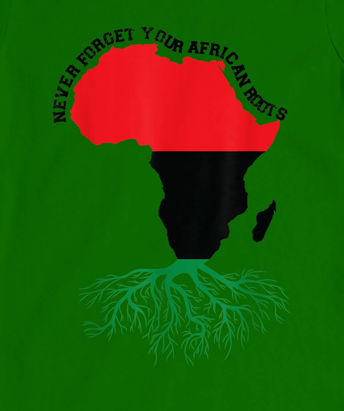 Never Forget Your African Roots Black History T-Shirt, Women T-Shirt