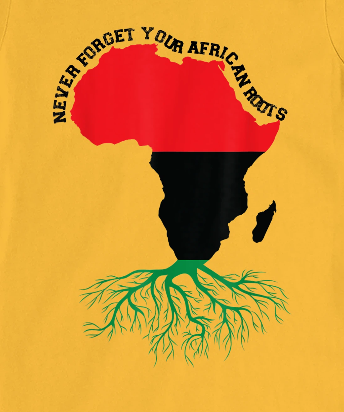 Never Forget Your African Roots Black History T-Shirt, Women T-Shirt