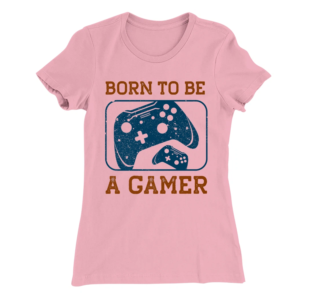 Born to be a Gamer T-Shirt, Kid T-Shirt and Women T-Shirt with Saying Print, Design T-Shirt, Kid T-Shirt and Women T-Shirt Gamer Long Sleeve T-Shirt, Kid T-Shirt and Women T-Shirt