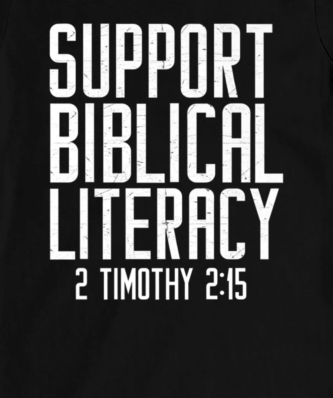 Support Biblical Literacy Know God's Word T-Shirt, Women T-Shirt