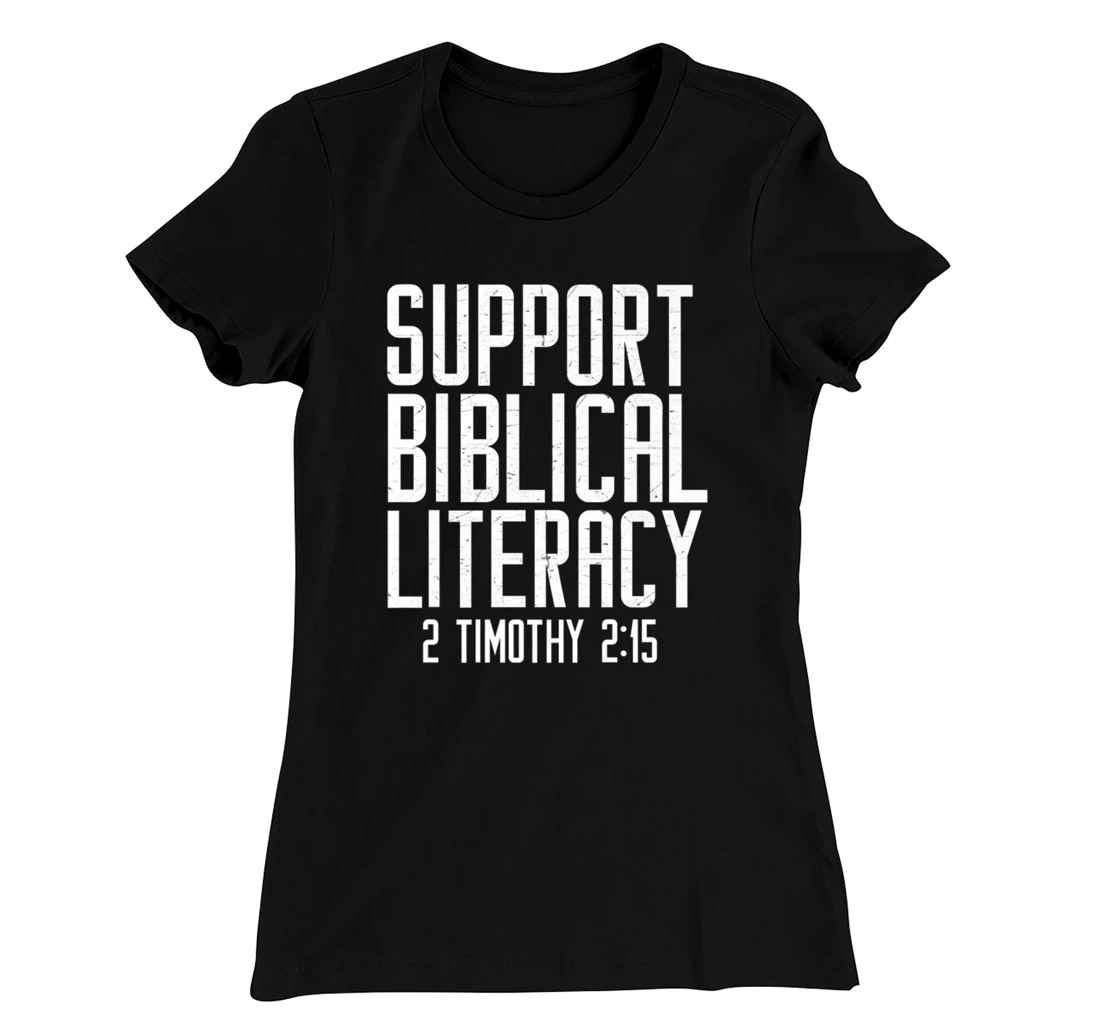 Support Biblical Literacy Know God's Word T-Shirt, Women T-Shirt