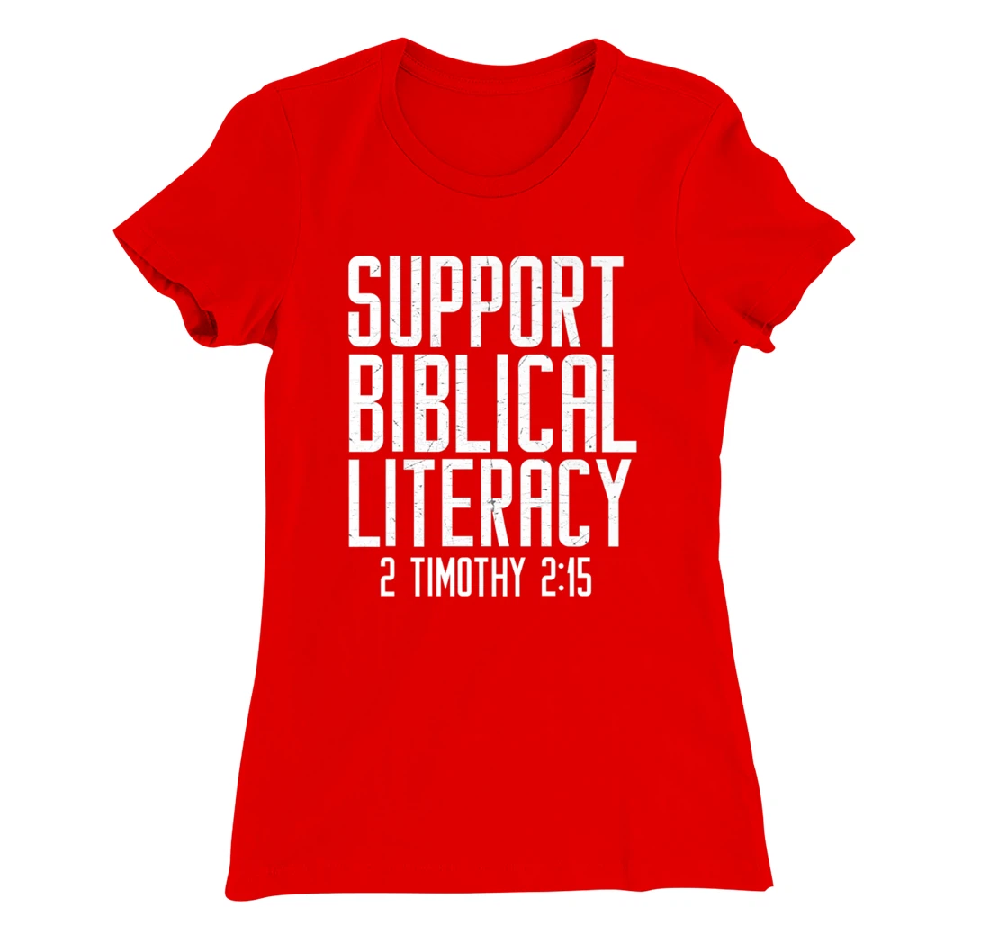 Support Biblical Literacy Know God's Word T-Shirt, Women T-Shirt
