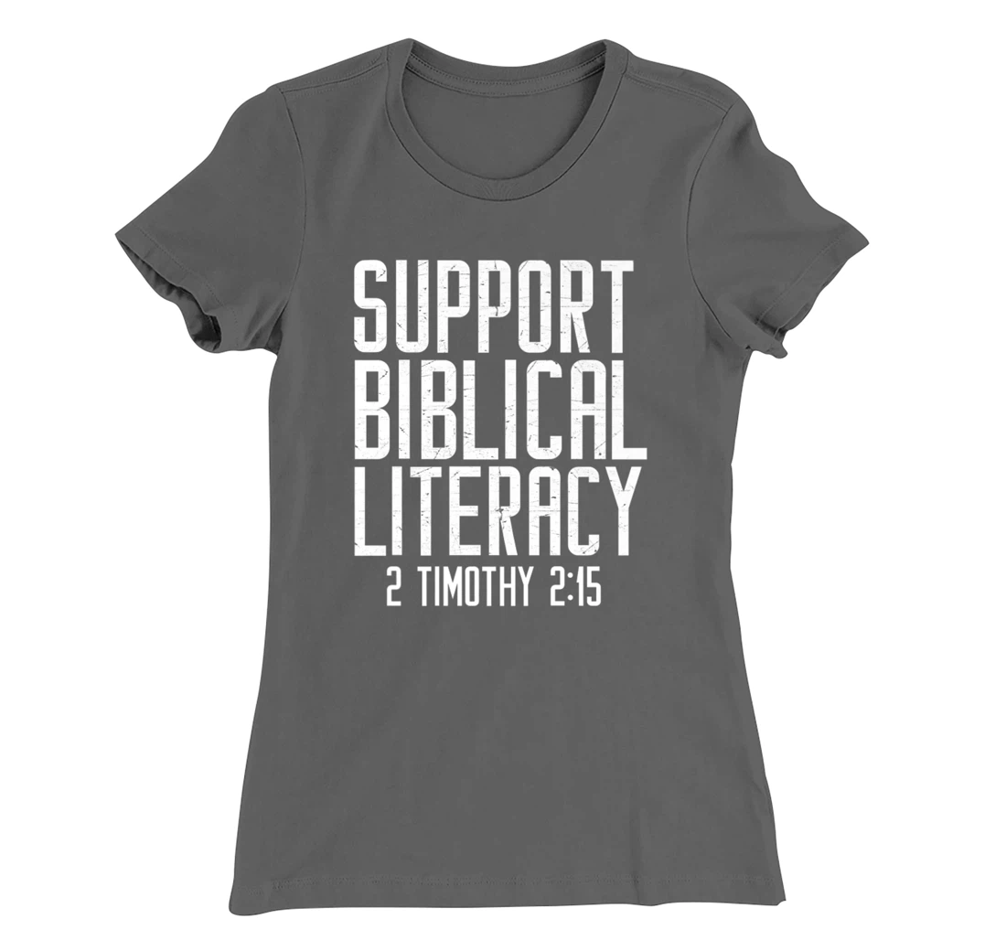 Support Biblical Literacy Know God's Word T-Shirt, Women T-Shirt