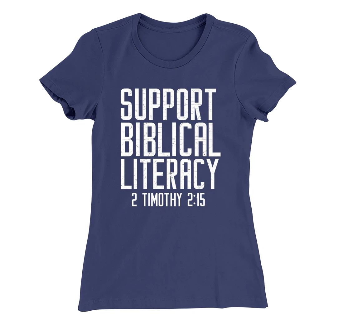 Support Biblical Literacy Know God's Word T-Shirt, Women T-Shirt
