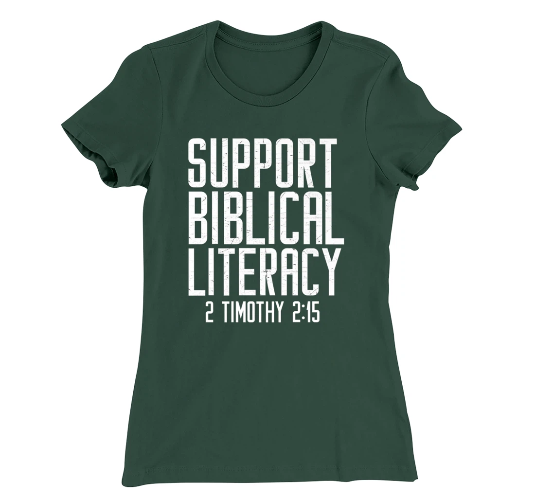 Support Biblical Literacy Know God's Word T-Shirt, Women T-Shirt