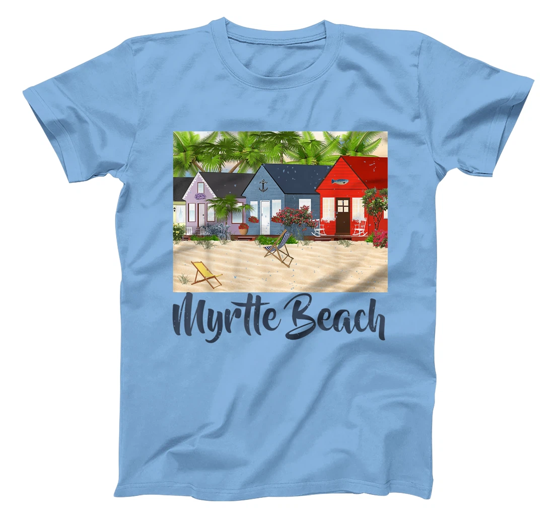Womens Myrtle Beach South Carolina Ocean Summer House Cottage T-Shirt, Kid T-Shirt and Women T-Shirt