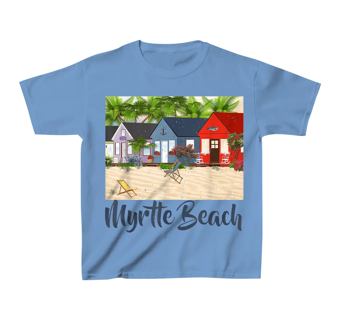Womens Myrtle Beach South Carolina Ocean Summer House Cottage T-Shirt, Kid T-Shirt and Women T-Shirt