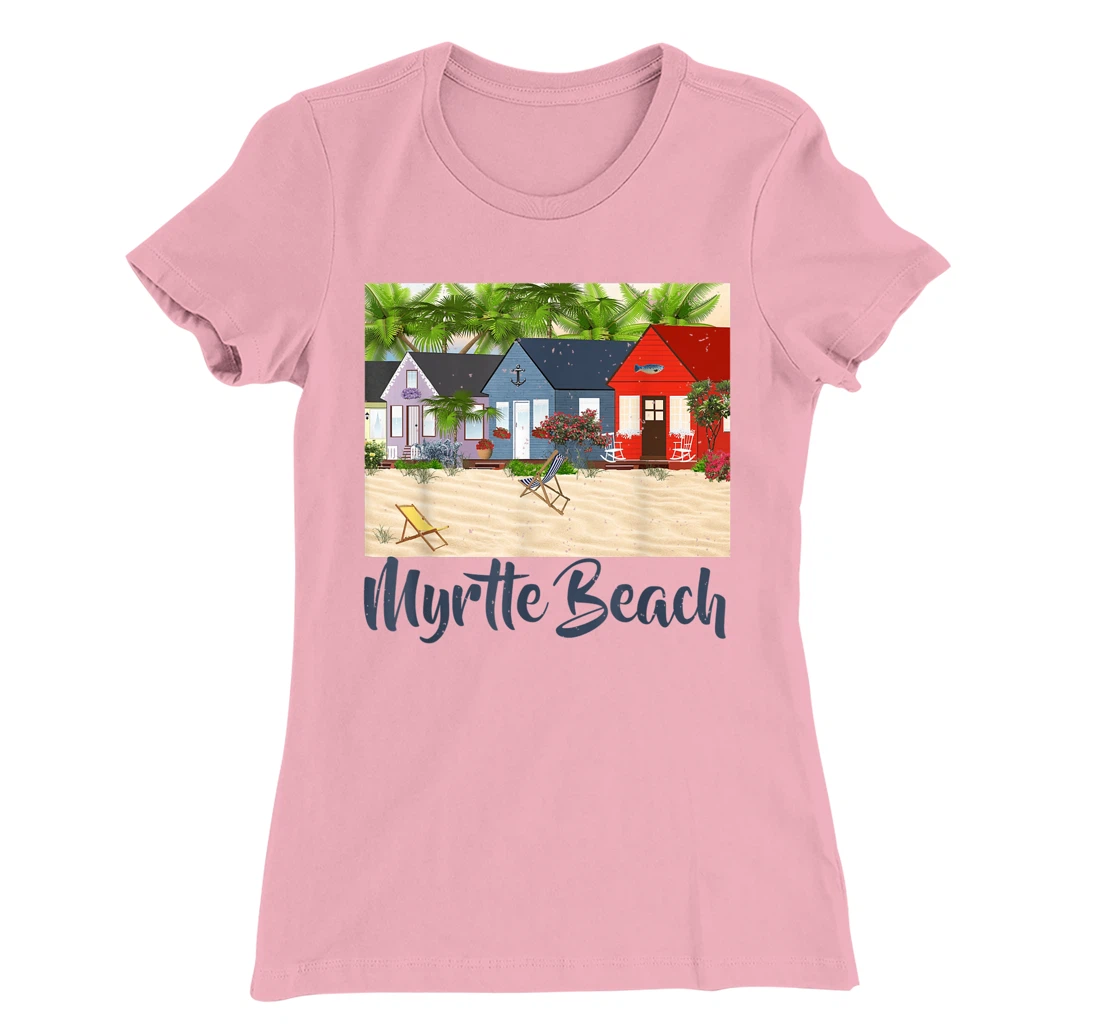 Womens Myrtle Beach South Carolina Ocean Summer House Cottage T-Shirt, Kid T-Shirt and Women T-Shirt
