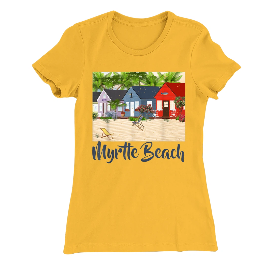 Womens Myrtle Beach South Carolina Ocean Summer House Cottage T-Shirt, Kid T-Shirt and Women T-Shirt
