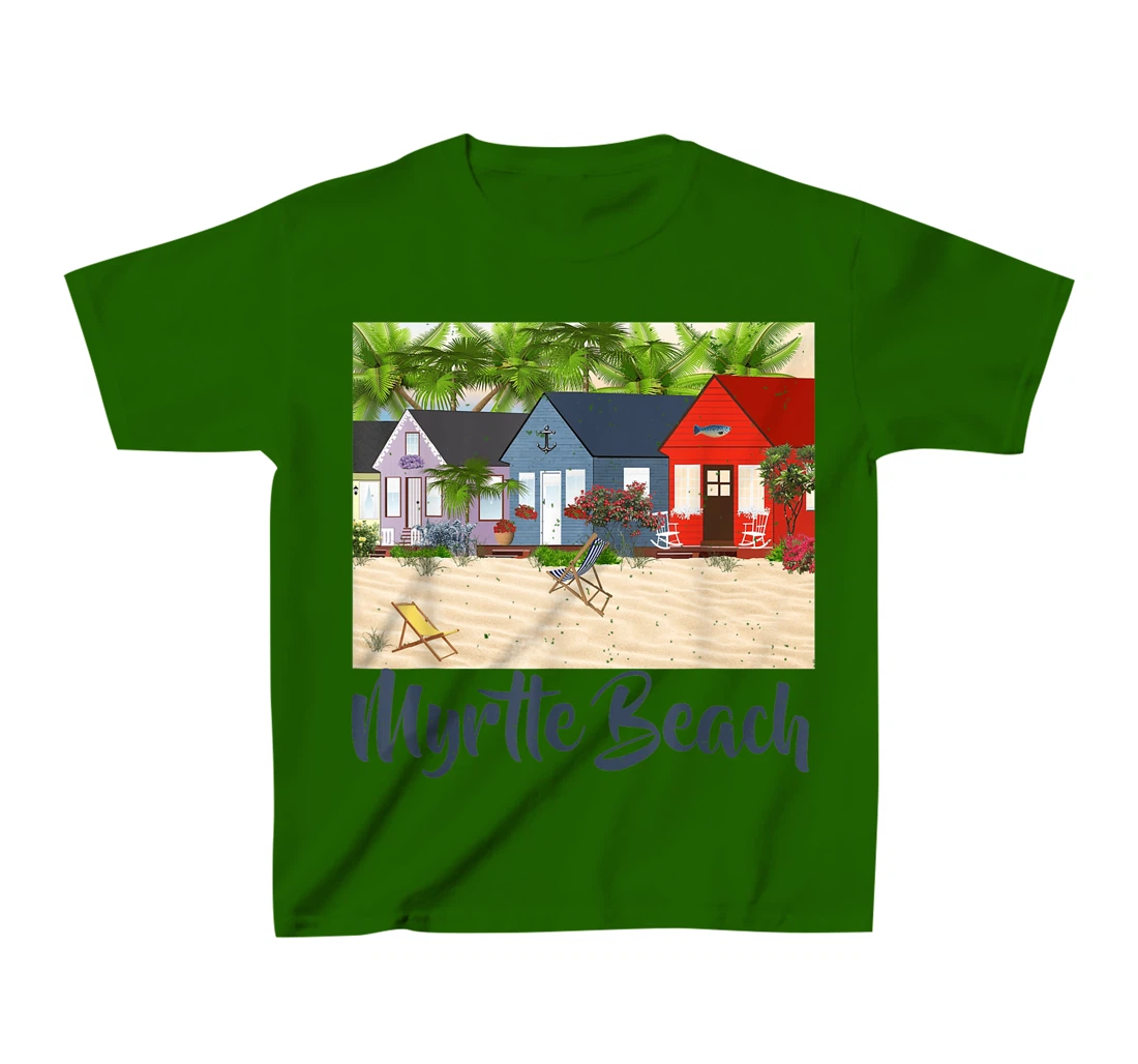 Womens Myrtle Beach South Carolina Ocean Summer House Cottage T-Shirt, Kid T-Shirt and Women T-Shirt