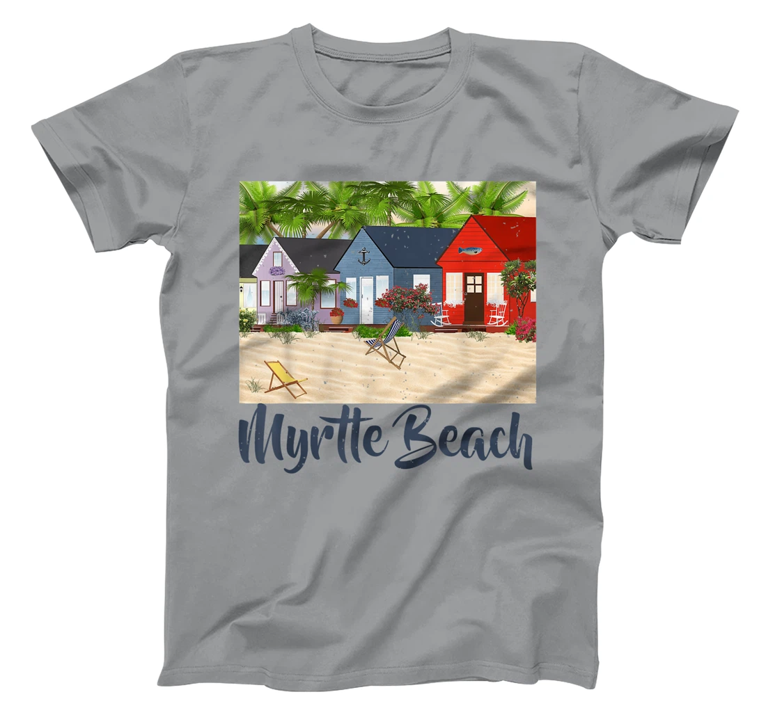 Womens Myrtle Beach South Carolina Ocean Summer House Cottage T-Shirt, Kid T-Shirt and Women T-Shirt