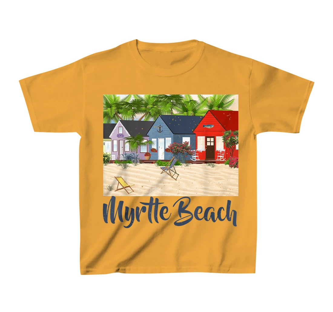 Womens Myrtle Beach South Carolina Ocean Summer House Cottage T-Shirt, Kid T-Shirt and Women T-Shirt