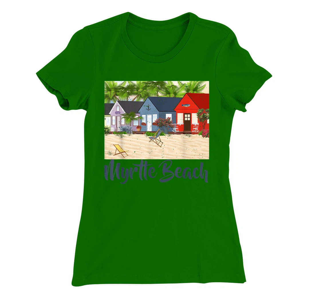 Womens Myrtle Beach South Carolina Ocean Summer House Cottage T-Shirt, Kid T-Shirt and Women T-Shirt