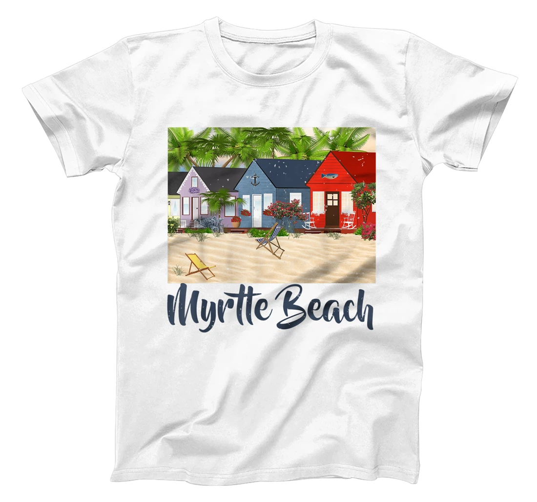 Womens Myrtle Beach South Carolina Ocean Summer House Cottage T-Shirt, Kid T-Shirt and Women T-Shirt