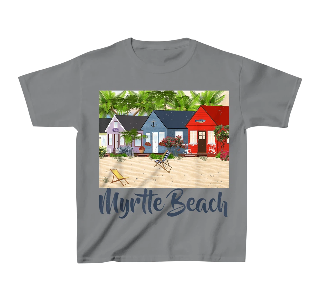 Womens Myrtle Beach South Carolina Ocean Summer House Cottage T-Shirt, Kid T-Shirt and Women T-Shirt